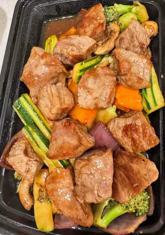 New York Steak Hibachi.