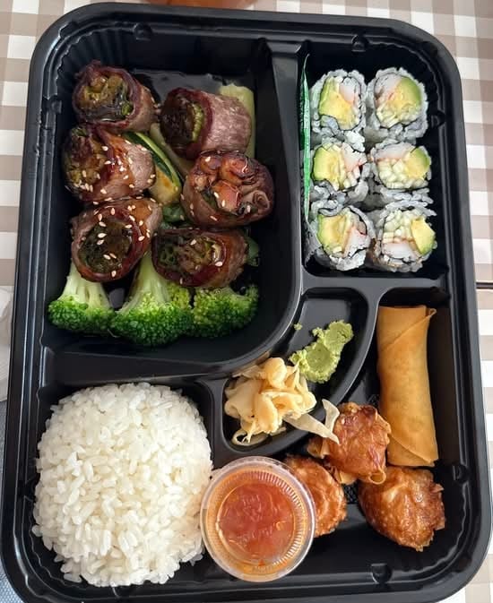 Beef Negimaki Bento Box.